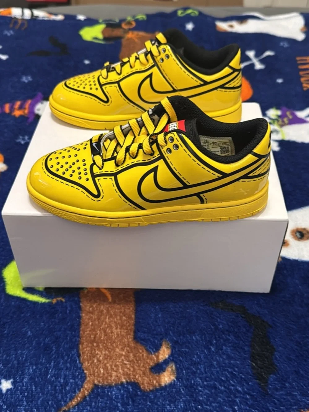 Kids' Nike dunk Low Lego Bright Yellow Low-Top Sneakers